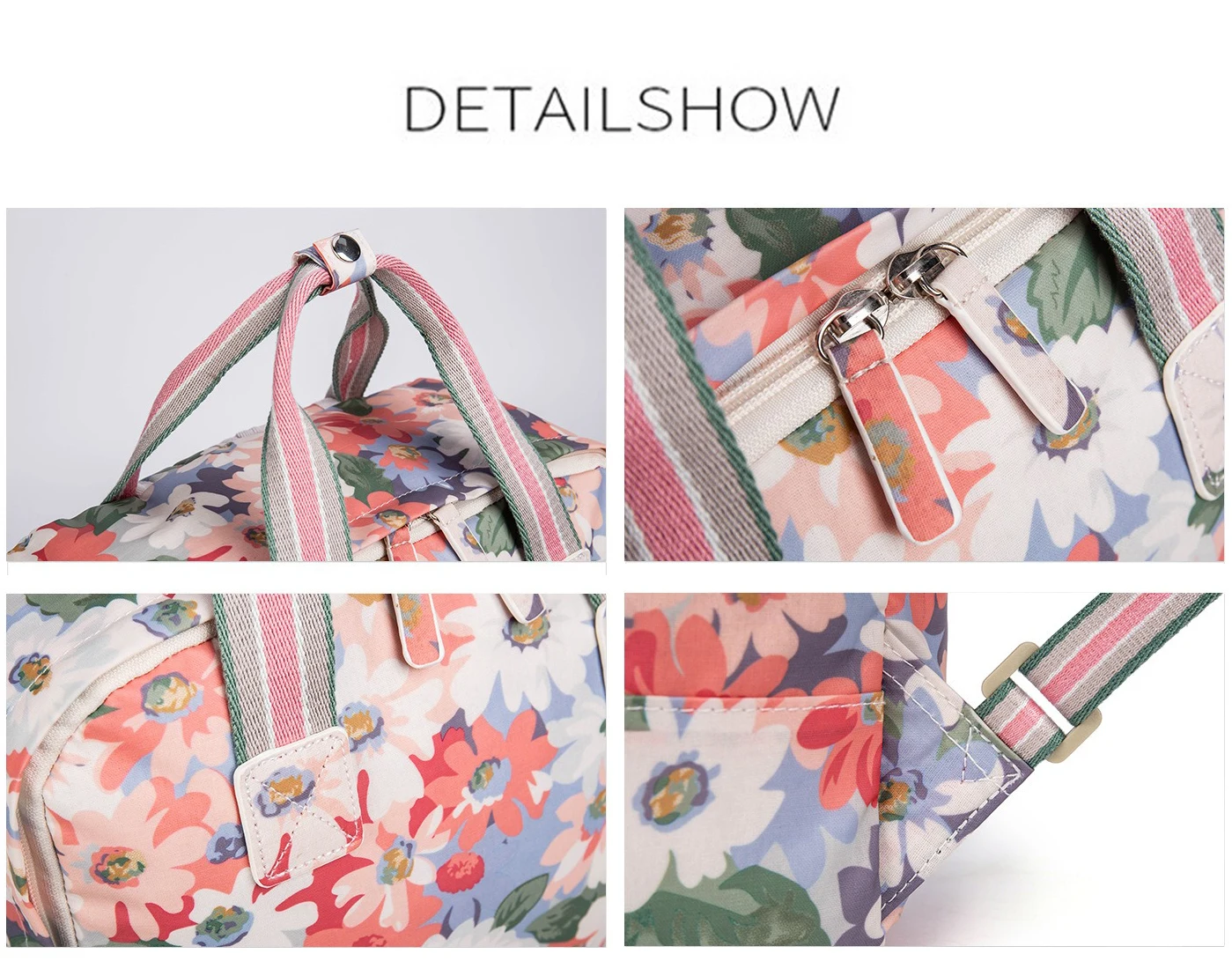 new products 2024 Leisure cute printing handbag water proof travel bag large capacity backpack