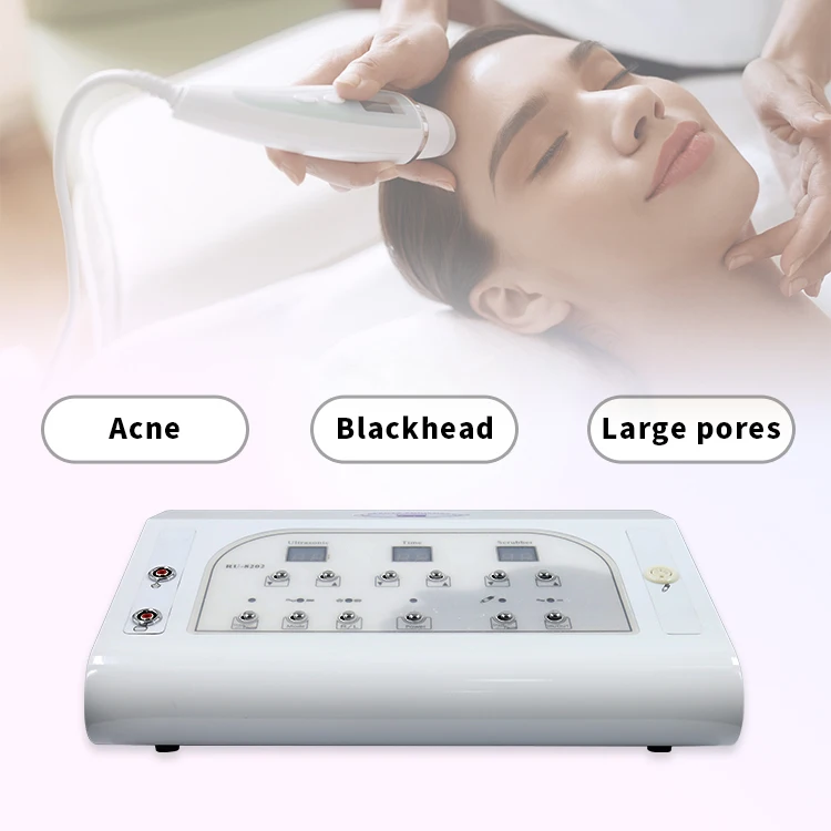 Spatula Portable Instrument Ultrasonic Skin Facial Cleaner Face Scrubber Facial Machine