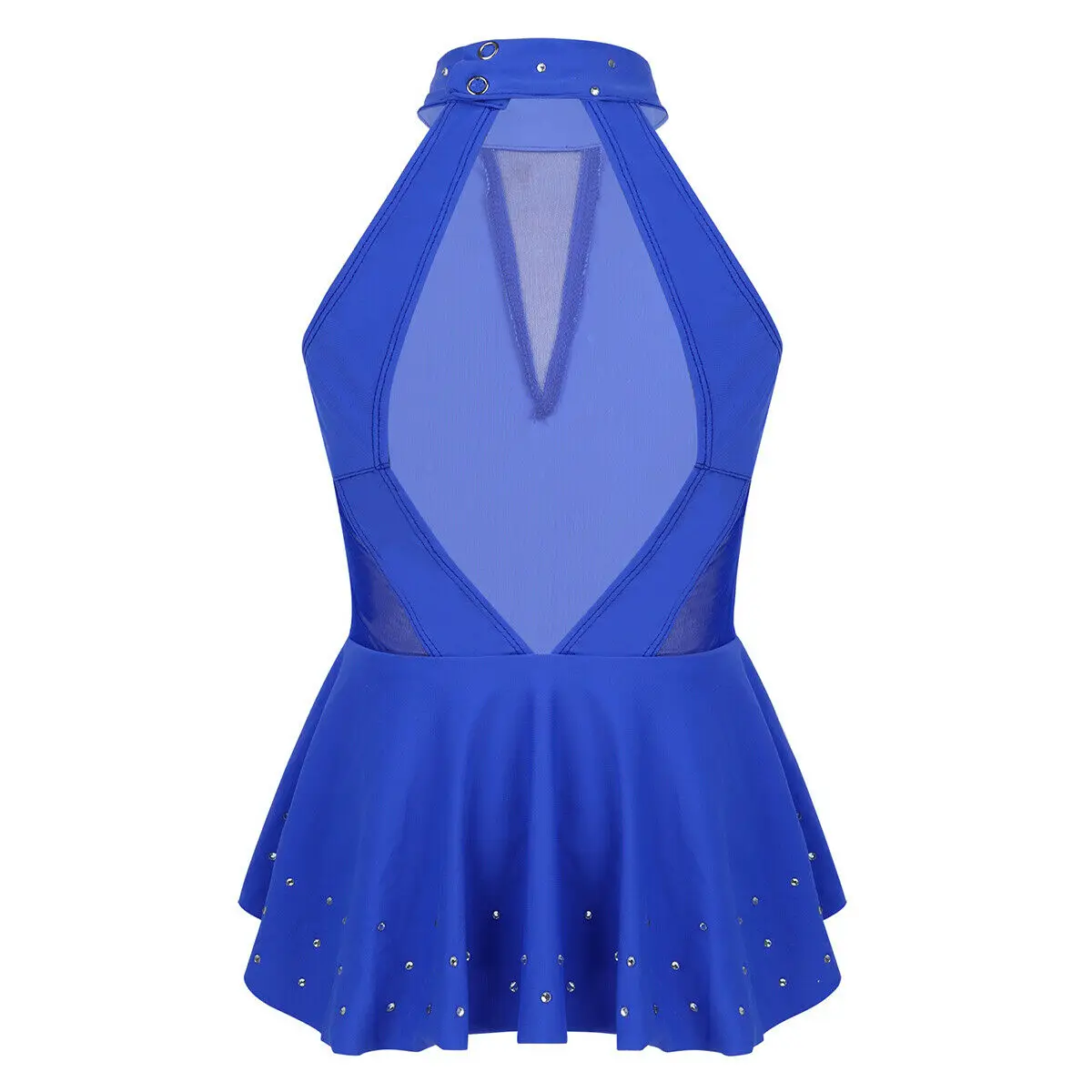 Custom Kids Girls Sparkly Mesh Splice Leotards for Ballet and Latin Dance Training Stage Performance Wear for Children