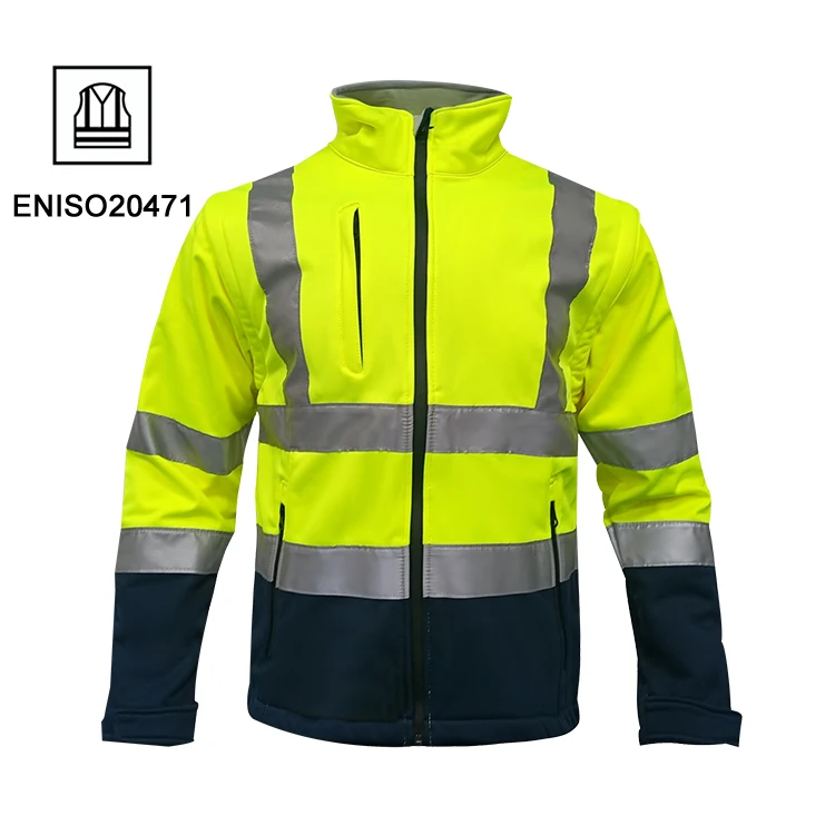 Рабочая одежда Hi vis, светоотражающая мягкая куртка, защитная одежда