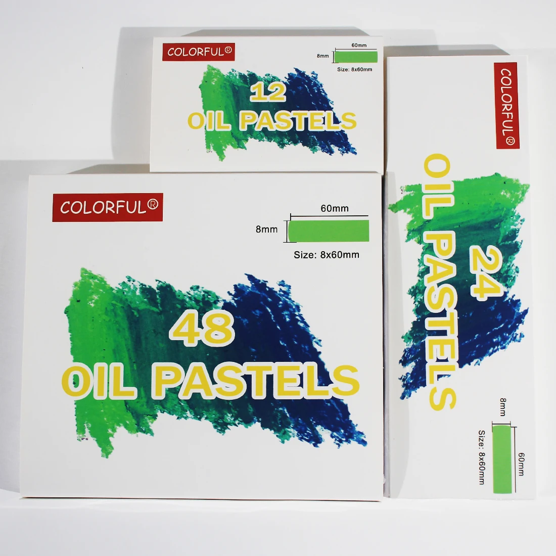 Colorful brand back to school B2S Oil pastel set colours of 12