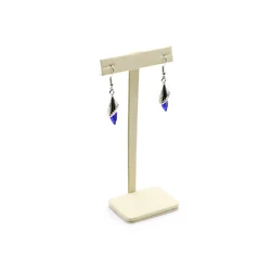 Wholesale Earrings Necklace Bust Wooden Jewelry Display Stand Set Custom Logo Microfiber Jewelry Display Stand Holder