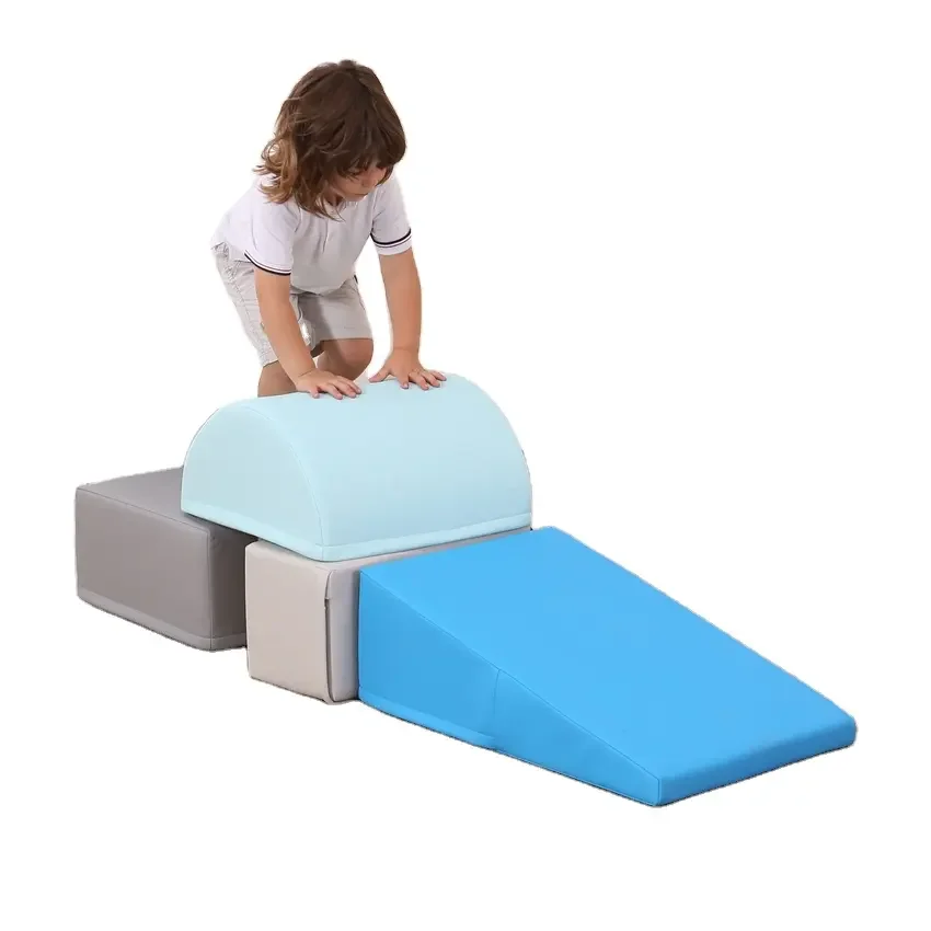 Eco friendly children soft play equipment big building blocks kids soft climbing set