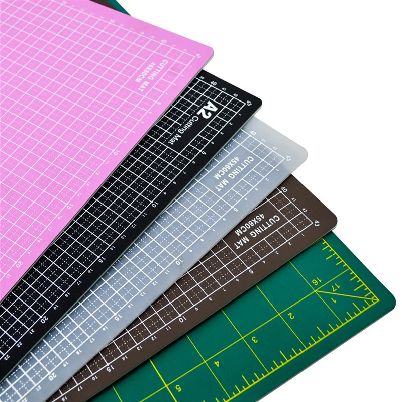 A2 A3 A4 PVC Cutting Mat Double Side Non Slip Cutting Board Pad DIY Self-healing Cutting Mat