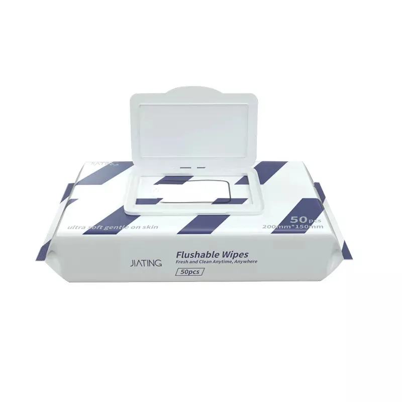 Organic Biodegradable Bamboo Baby Wet Wipes Flushable Toilet Wipes