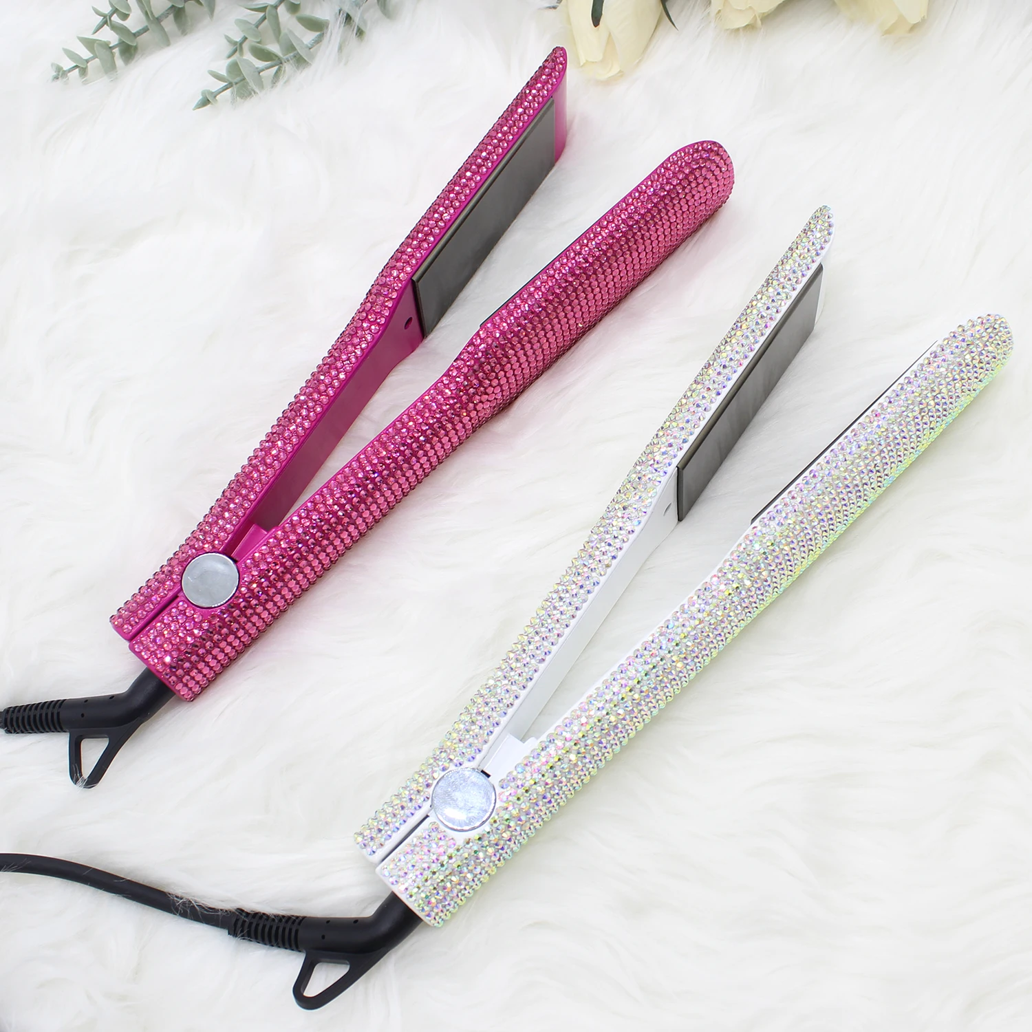 Wholesale Custom Packaging Box Flat Irons Professional Private Label Titanium Flat Iron Hair Straightener