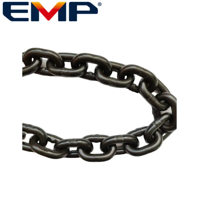 CHINA manufacture high strength competitive price high quality  Alloy Steel G80 EN818-2 lifting chain with ISO DIN,BS, JIS