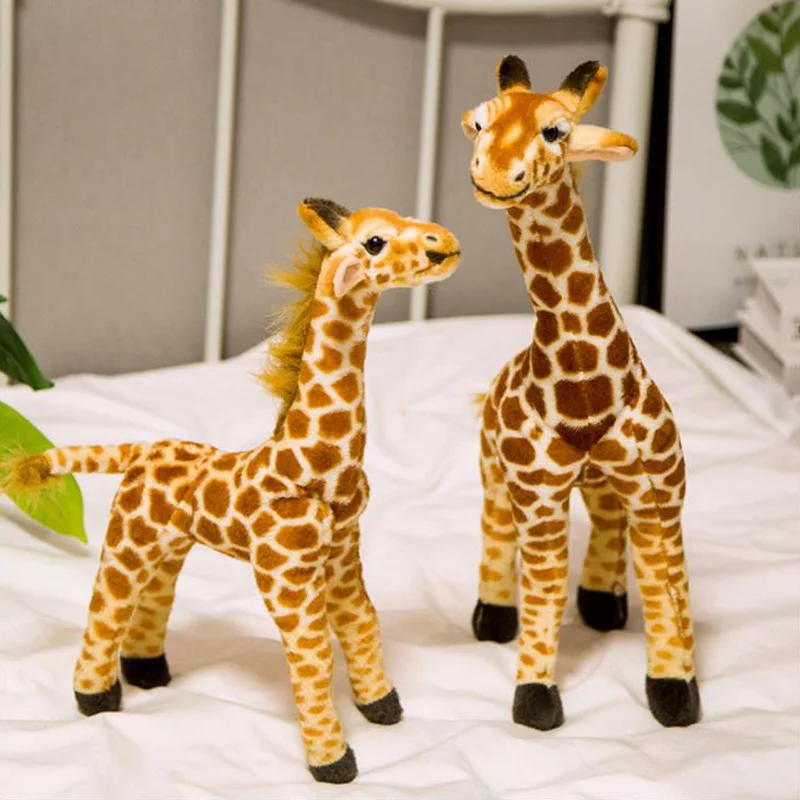 
2020 New Arrivals Custom Animal Stuffed Push Giraffe Toys for Kids and Girls Promotional Gifts Soft Toys Home Ornament 