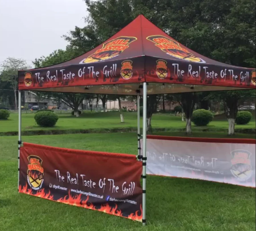 Outdoor Event Design 10x10ft Pop Up trade show Tent With dye sublimation printing