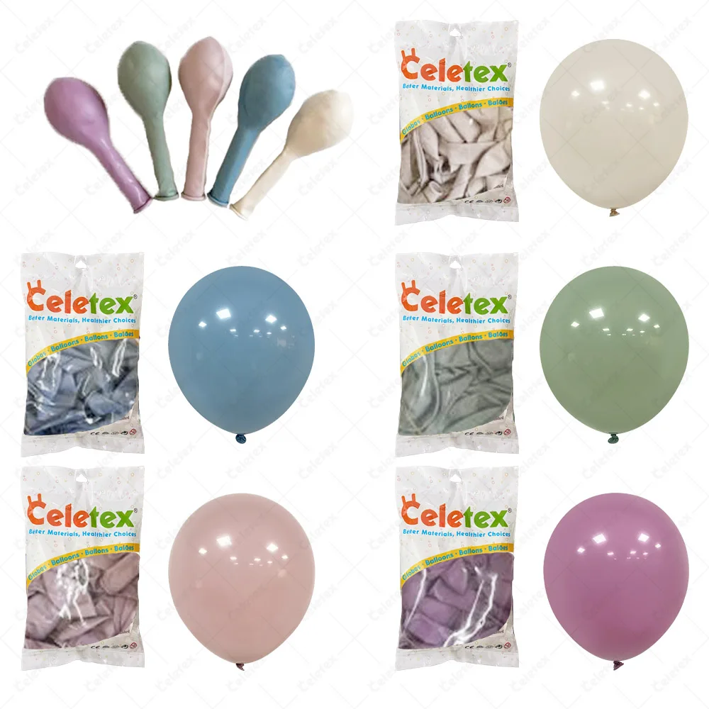 New Hot Pastel Dusk Series Biodegradable Latex Balloons Wholesale Latex Balloon Engagement Party Decoration Globo Latex Balloons
