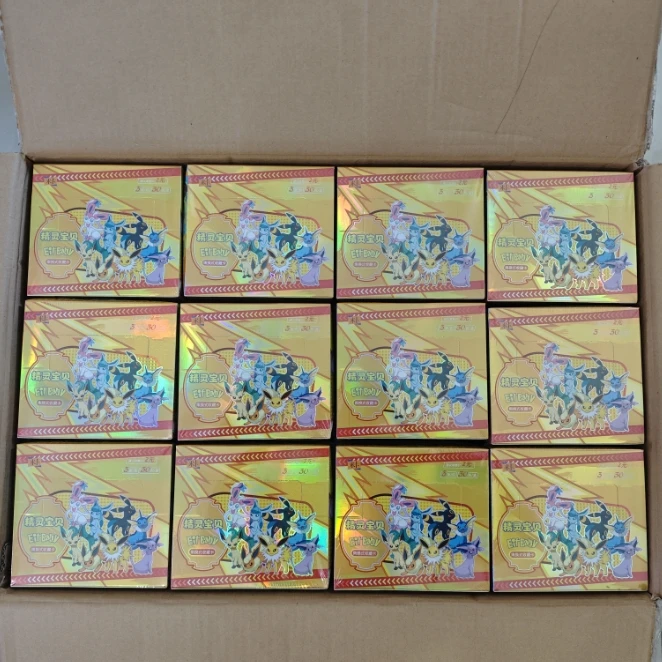 Wholesales  Mika Eif Baby Pokemones Anime Cartoon Gold Venusaur Pokemoned Card Metal Poke Mon for Children Game Cards