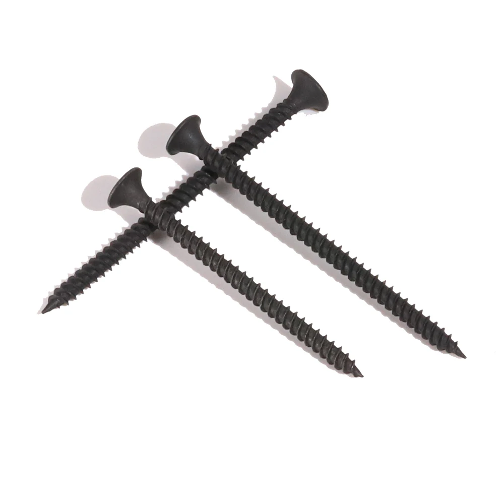Wholesale Thread Black Phosphate Flat Bugle Head Gypsum Board Drywall Screw for drywall phillips black Self Tapping Screw
