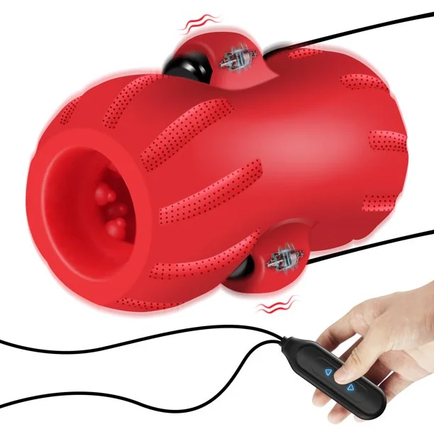 S-HANDE Double pass glans sleeve double shock glans stimulator vibrator male masturbation automatic male masturbator for man