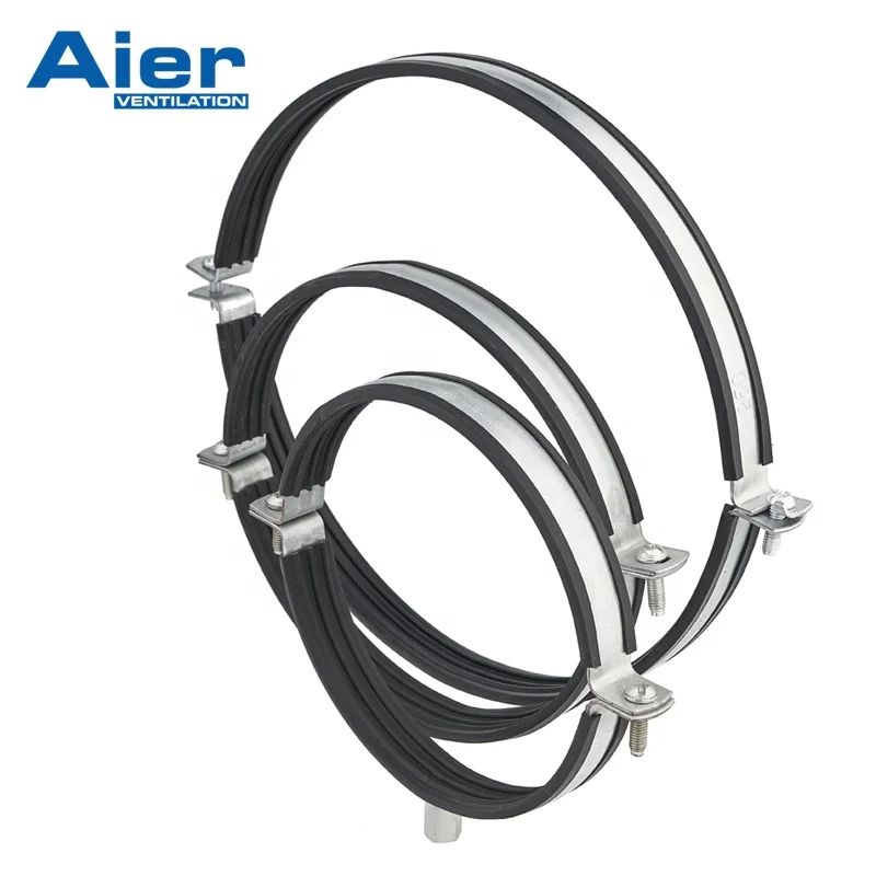 Rubber Lined Split Clamps, Duct Suspension Clamps