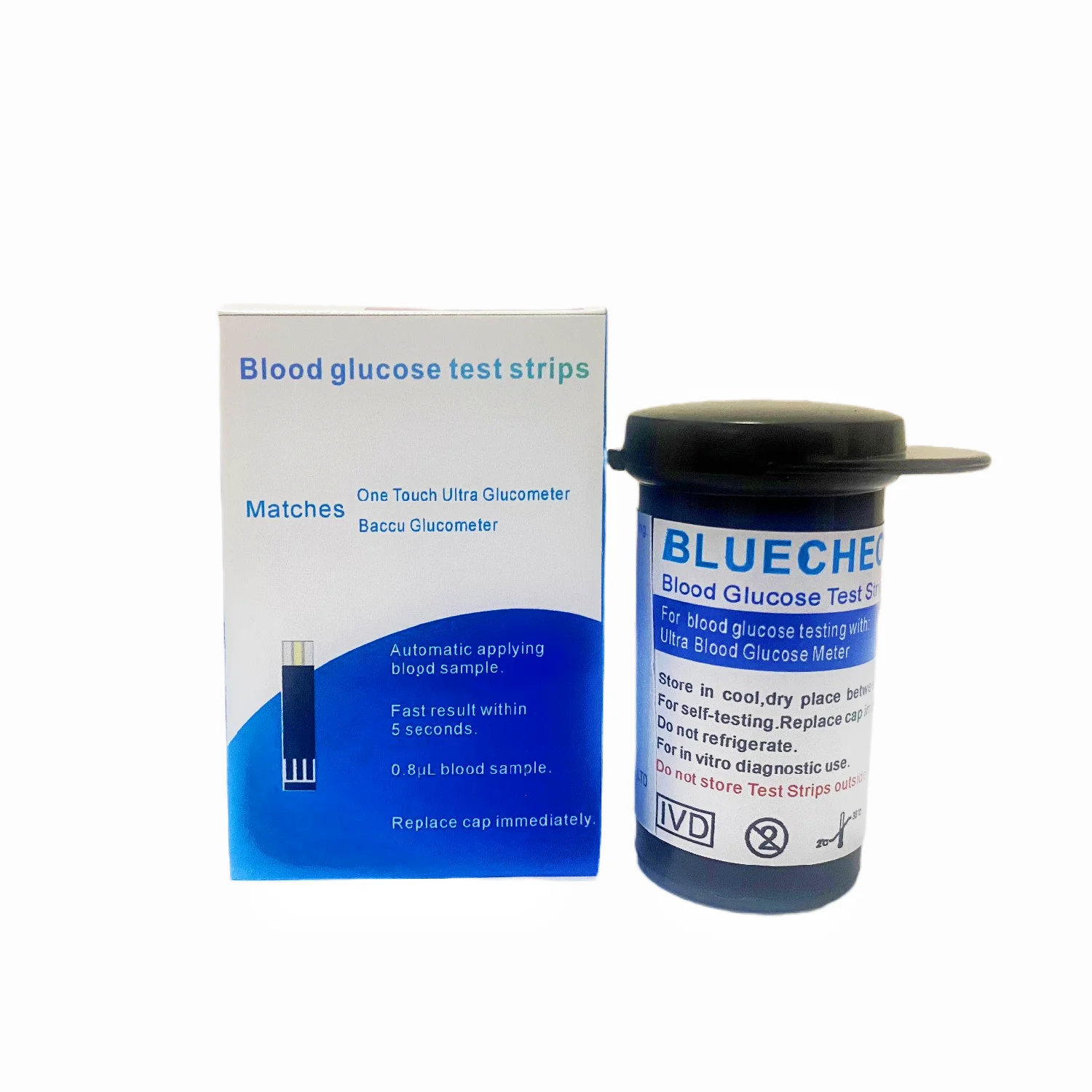 Hot Selling Quick Detection On Call Test Strips Glucose In Blood