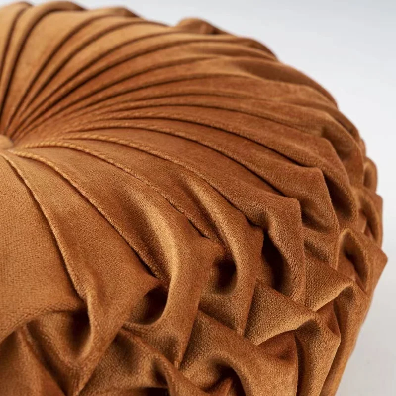 Hot sale Velvet throw pillow stuffed pumpkin floor cushions soft seat cushions pillows & cushions