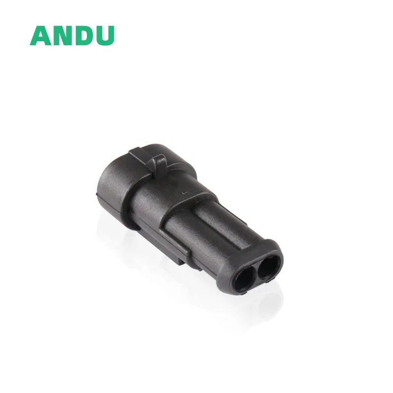 
ANDU DJ7021-1.5-11/21 2 pin male female waterproof electrical wire car automotive ecu connector for car 