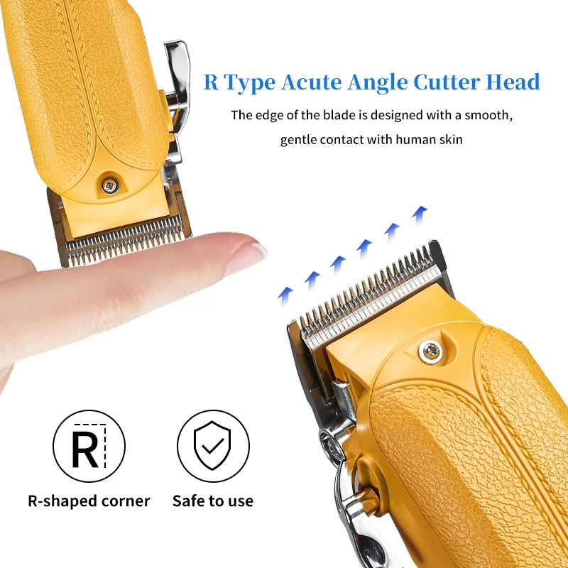 High Speed Clipper Brushless Motor Barber Shaver Use Professional Electric Hair Clipper Trimmer For Men