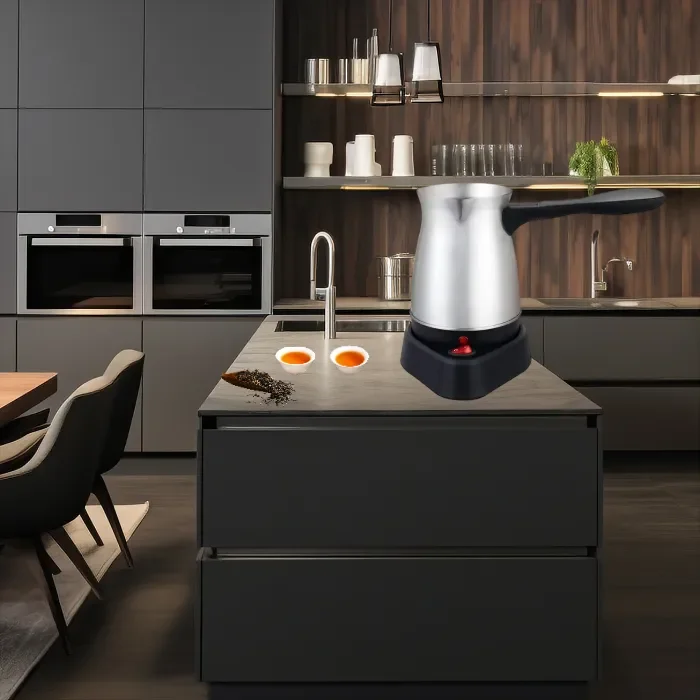 New design 0.5L stainless steel electric coffee machine convenient milk coffee heater electric kettle