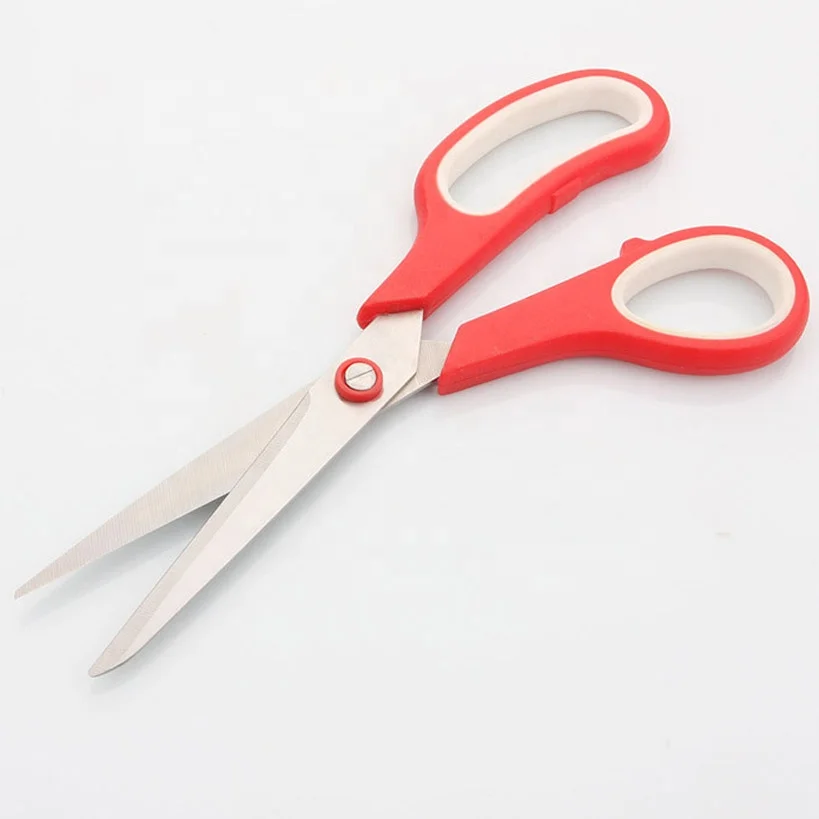 Cheap Snipping Stainless Steel Home Kitchen Office Scissors High Quality Plastic Wrapped Grip Scissors