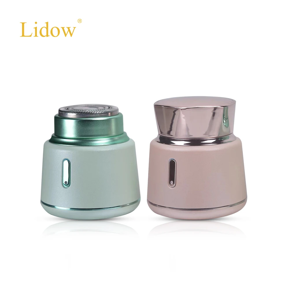 LIDOW Portable Mini Lady Personal Shaver Razor Magnetic Charge Women Hair Removal  Bikini Trimmer Epilator for Body