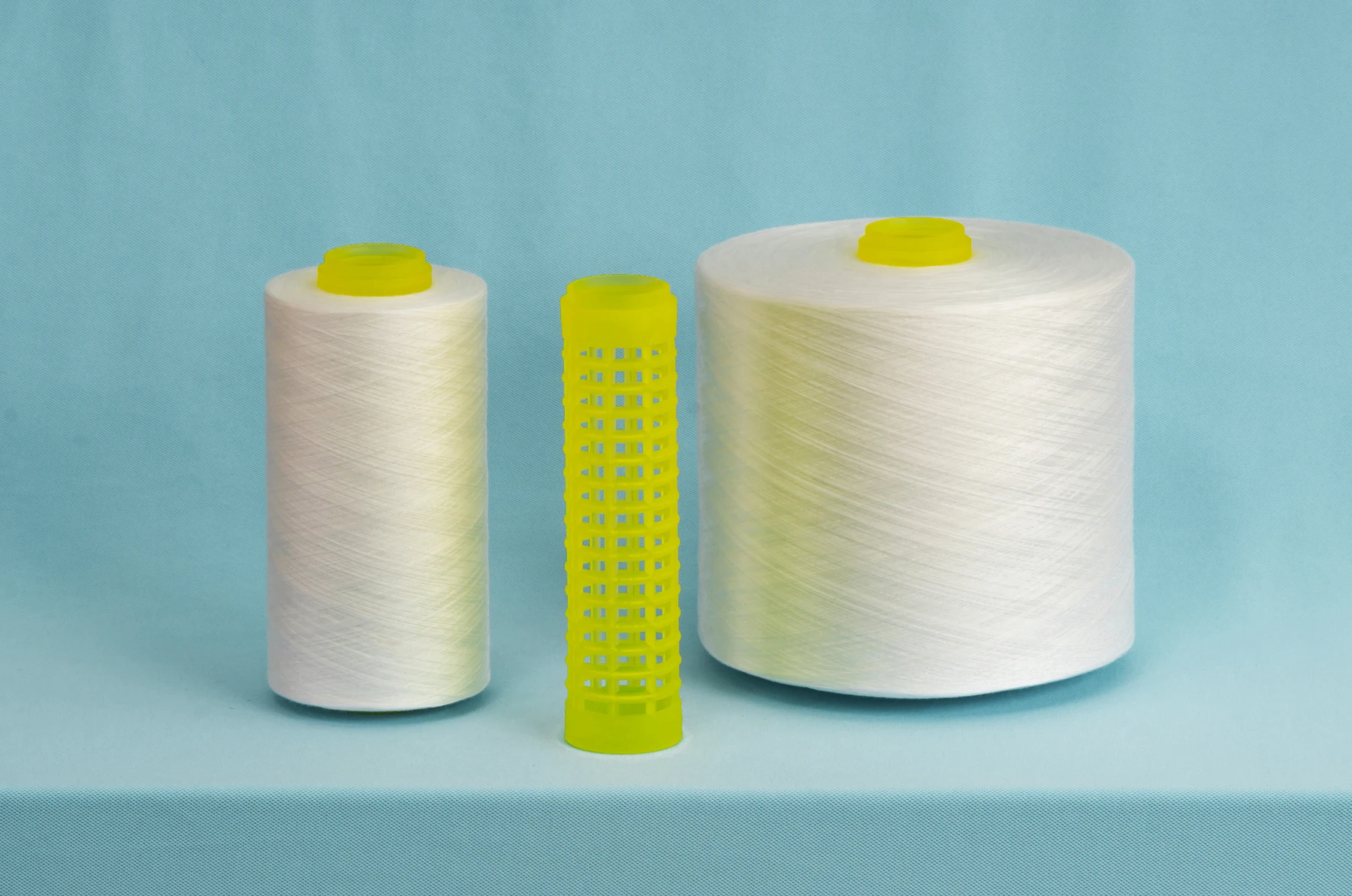 100% polyester industrial sewing thread raw white