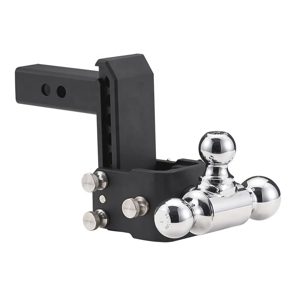 Adjustable Trailer Hitch Ball Mount fits 2.5 Truck Tow Hitch Receiver