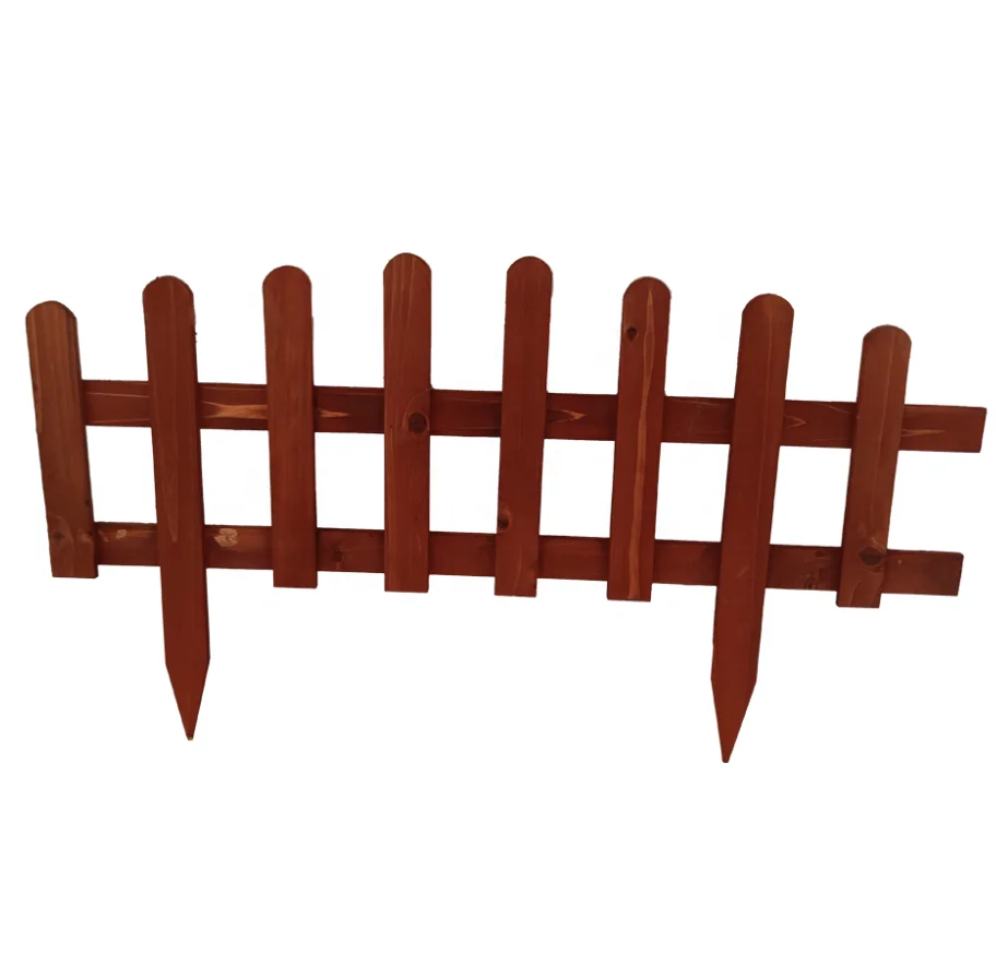 2023 Outdoor courtyard garden flower bed vegetable plot easy to assemble natural solid wood fence