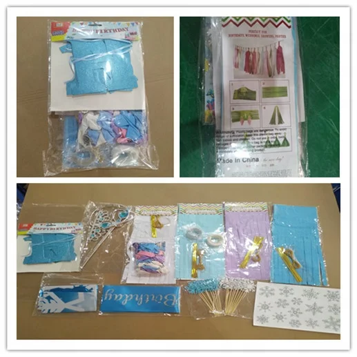 
Umiss Paper Frozen Birthday Party Supplies, Princess Elsa Birthday Party Decorations for Girls. 
