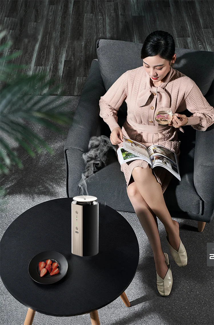 New Design Black Plastic Luxury Car Scent Diffuser Perfume Aromatherapy Air Refresher Car Freshener Manufacturer