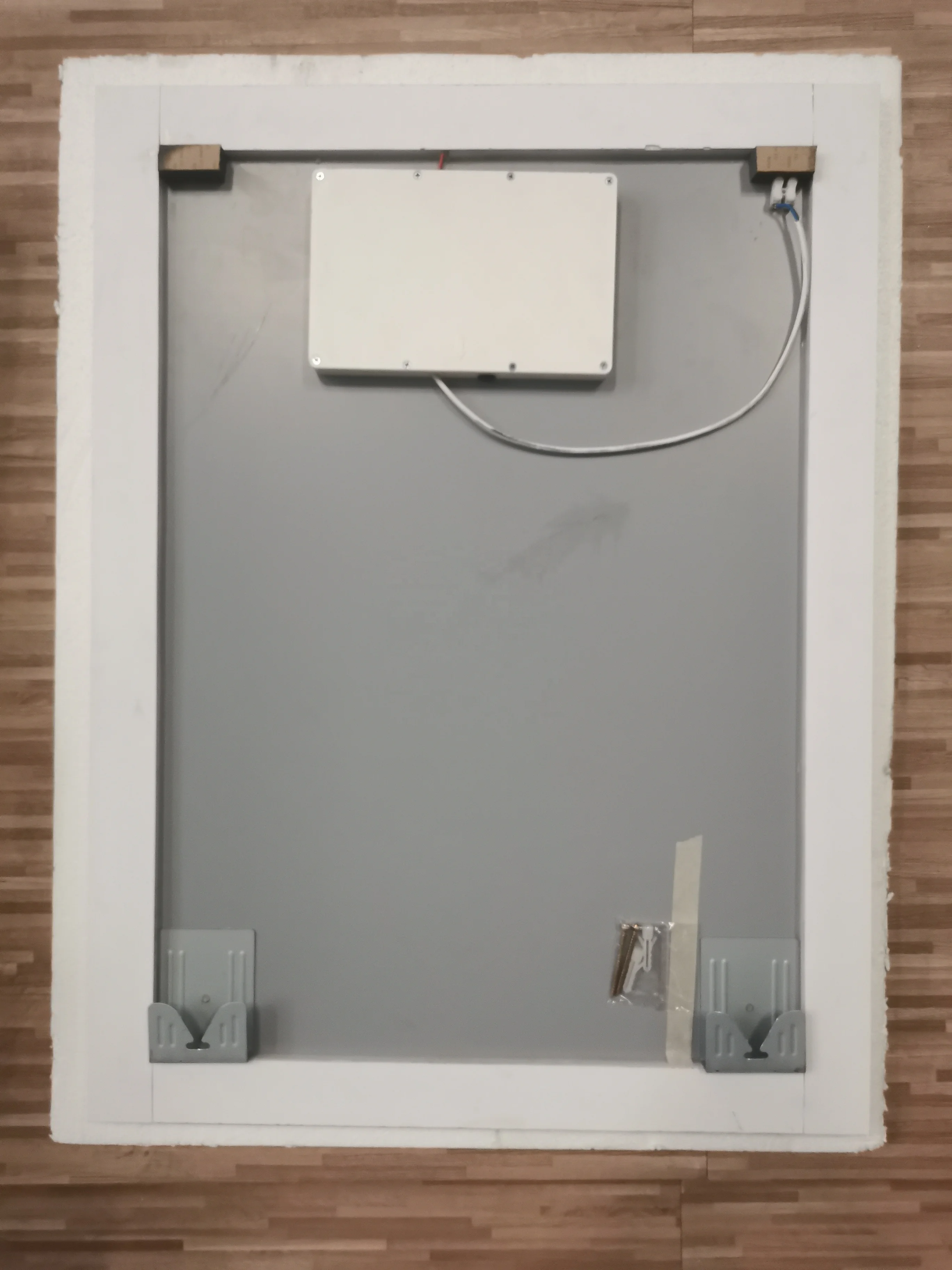 waterproof anti-fogging LED mirror bathroom 5MM environmental protection square silver led mirror with led light