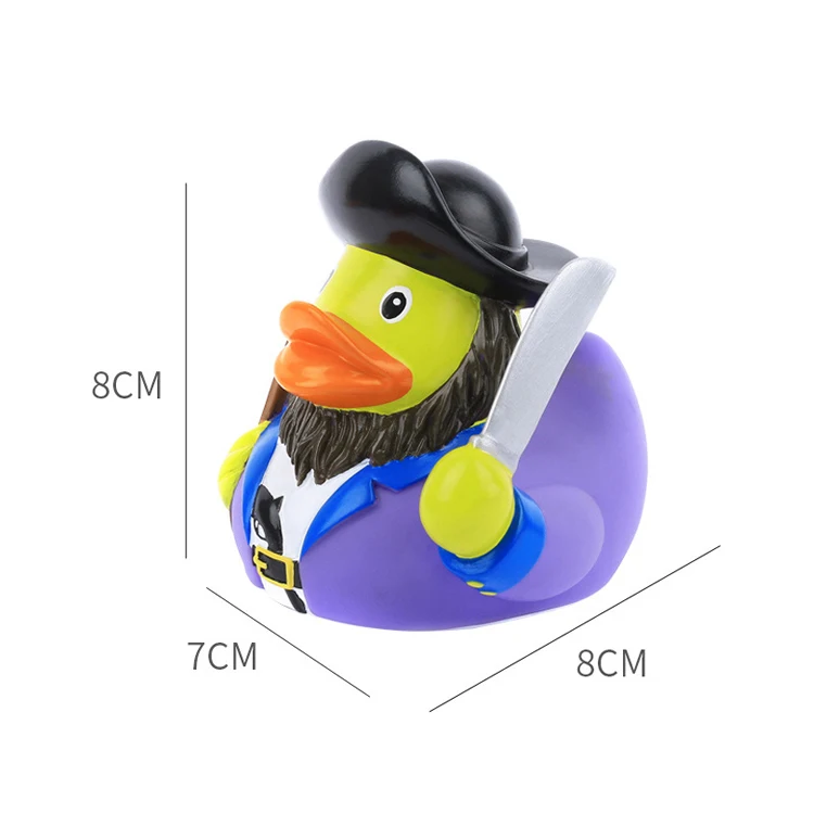 Custom Logo Printed Rubber Duck Phthalate-Free PVC Education Toy for Kids Perfect Promotion Gift Item