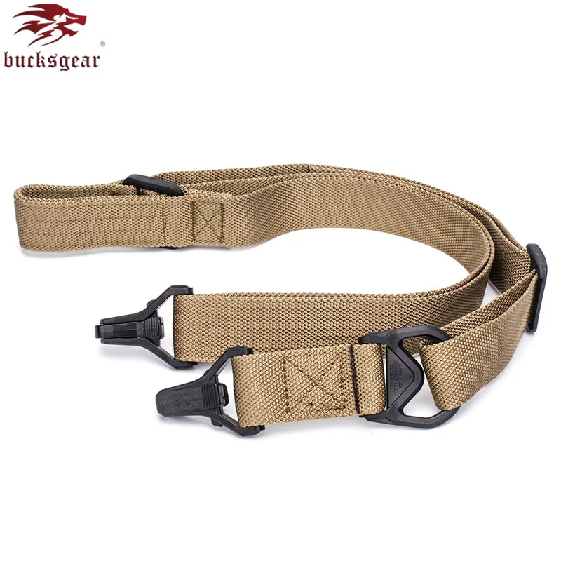 
Bucksgear Tactical 1 Or 2 Point Multi Mission Outdoor Hunter Belt Quick Detach Swivel Gun Rifle Sling two point sling airsoft 