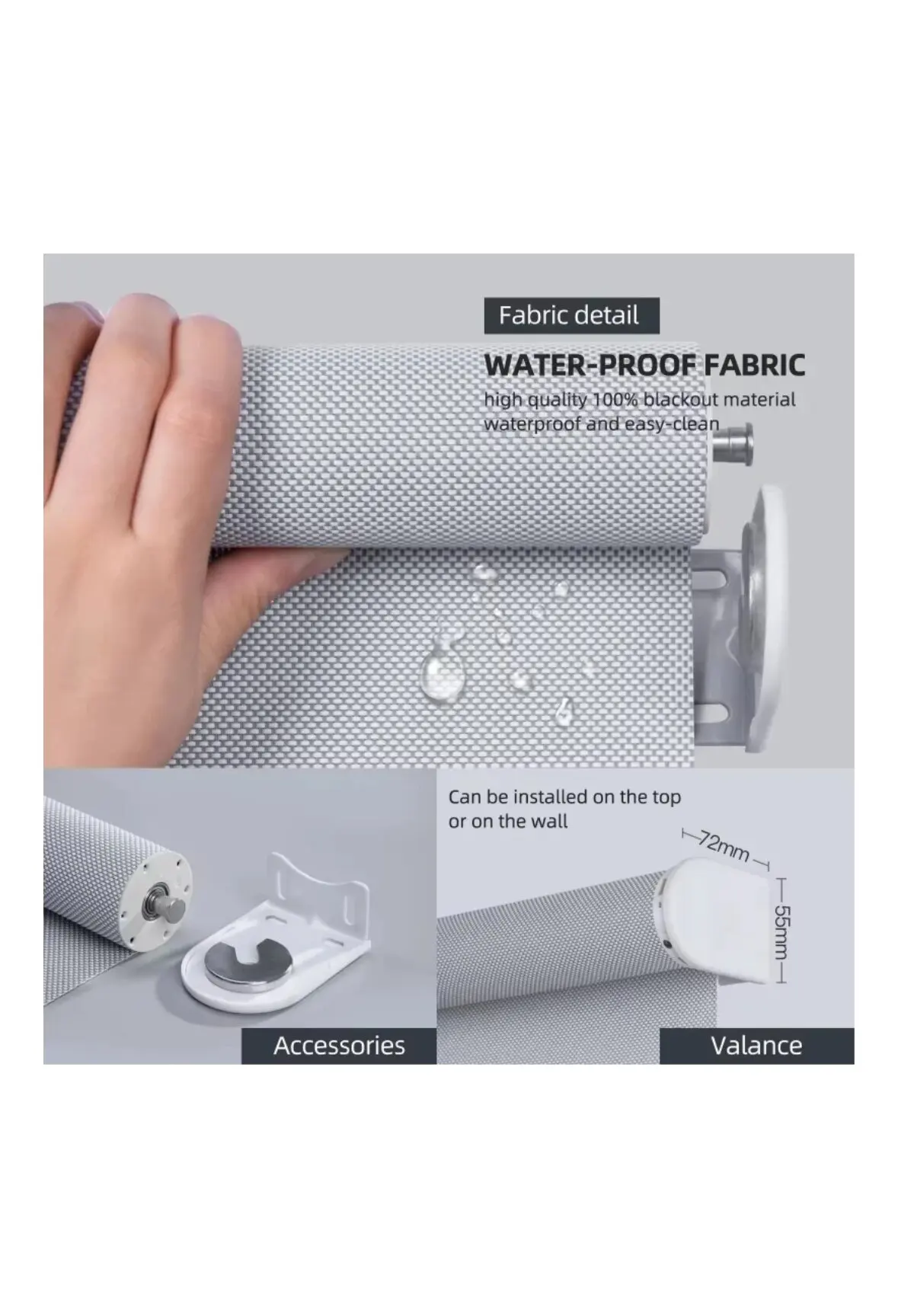 Smart Motorized Zebra Blinds Work with Alexa, Remote Control Smart Blinds, 90% Blackout Light Filtering Day Night Sheer Shades