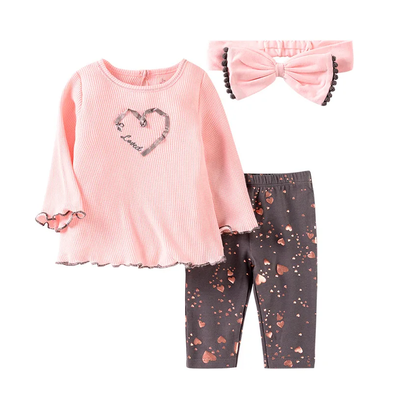 
Toddler Clothing Set Baby Girls Boutique Children Outfit Kids Winter Clothes Set 