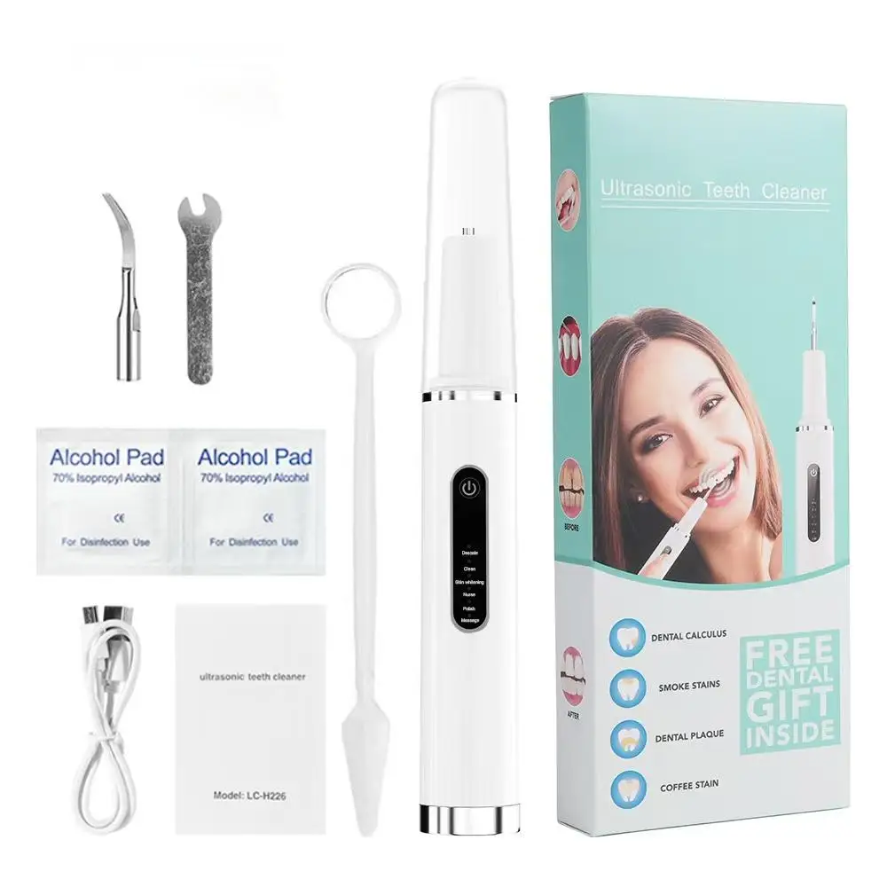 2024 оптовая продажа бытовой портативный ультразвуковой стоматологический очиститель и электрическая машина для чистки зубов стандартная версия