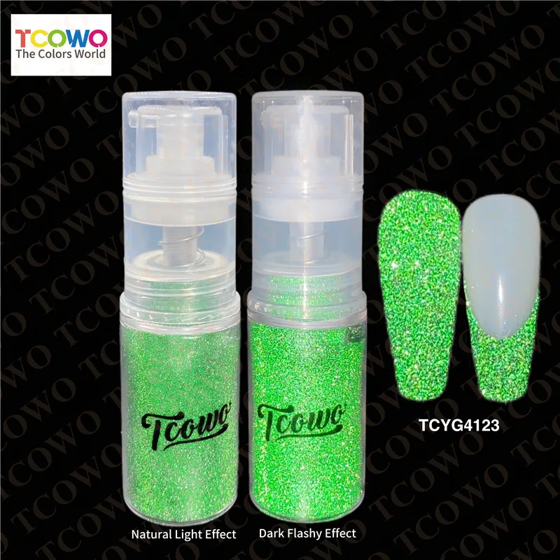 Crystal Diamond Reflective Colorful Flash Powder Ombre Nails Sprayer For Hair & Body Glitter Spray Lady Glitter Spray