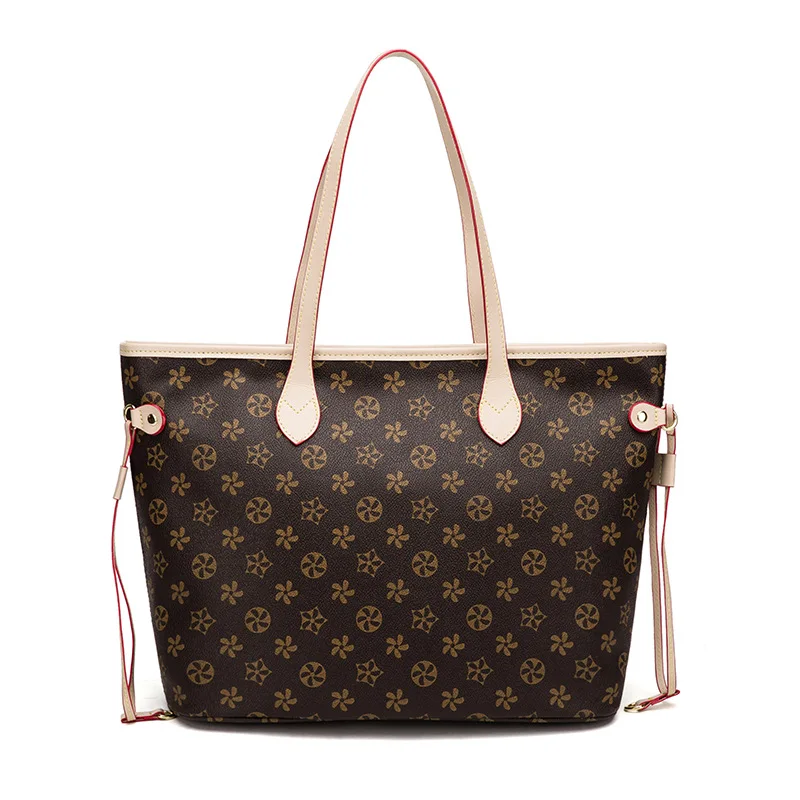 Wholesale Wallets And Bags Famous Brands High Quality Genuine Leather Medium Shopping Bag Luxury Handbags For Women