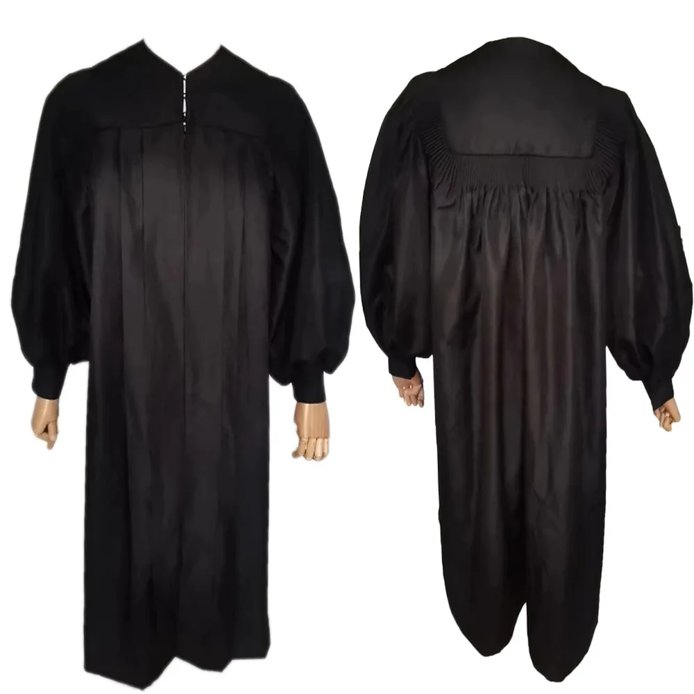 Church adult baptism dress chior robe Clergy Robes priest church dress pastor
