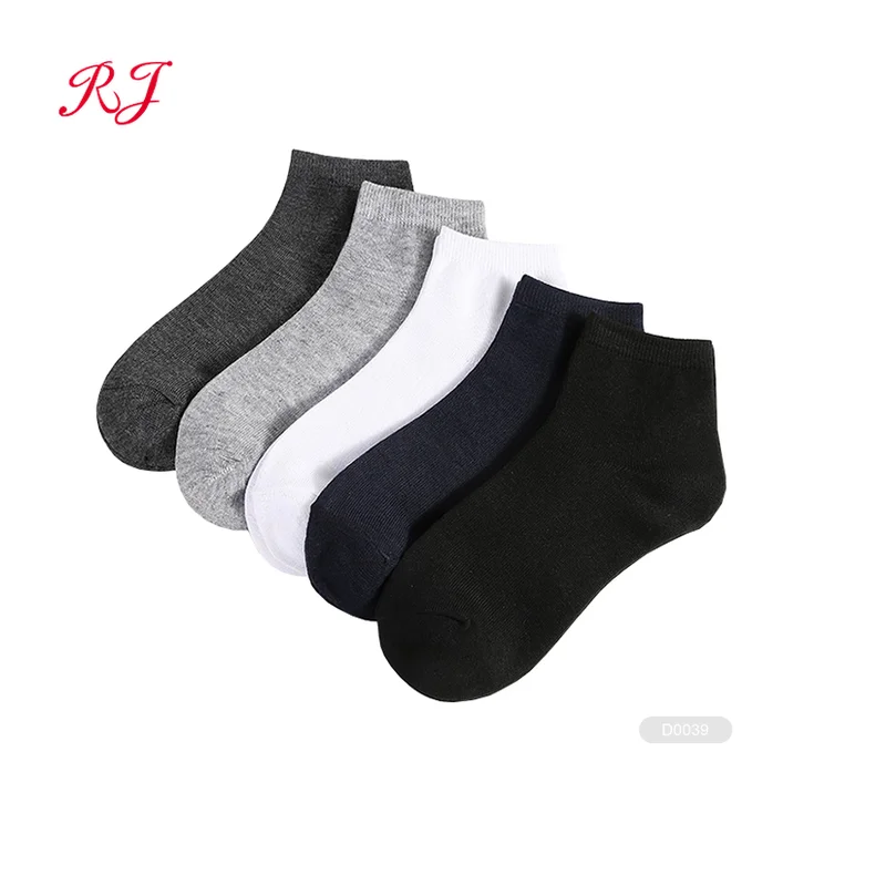 RJ-D0057 no show school half socks ankle mens anklet socks for men