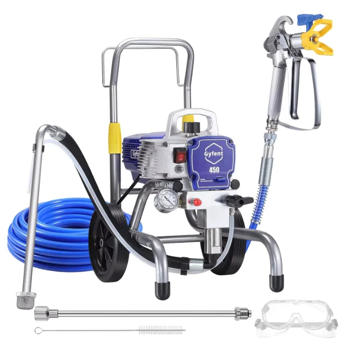 Fully Automatic Electric Type Airless Paint Sprayer with Diaphragm Pump Factory Price for DIY Graded Work