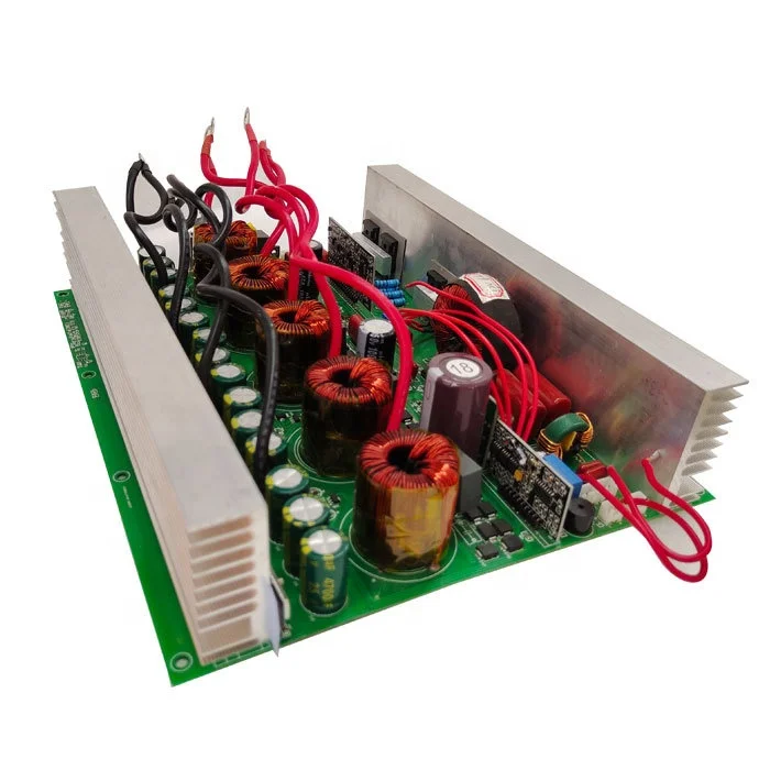 3000W Full Power Lithium Battery All-in-one Machine 12V/ 24V To 220V Pure Sine Wave Solar Inverter Motherboard Bare Board