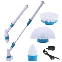 3 IN 1 Bathroom Cepillo Electrico Electric Cleaning Scrubber Clean Brush Sweep Escova Rotativa Borstel Productos De Limpieza