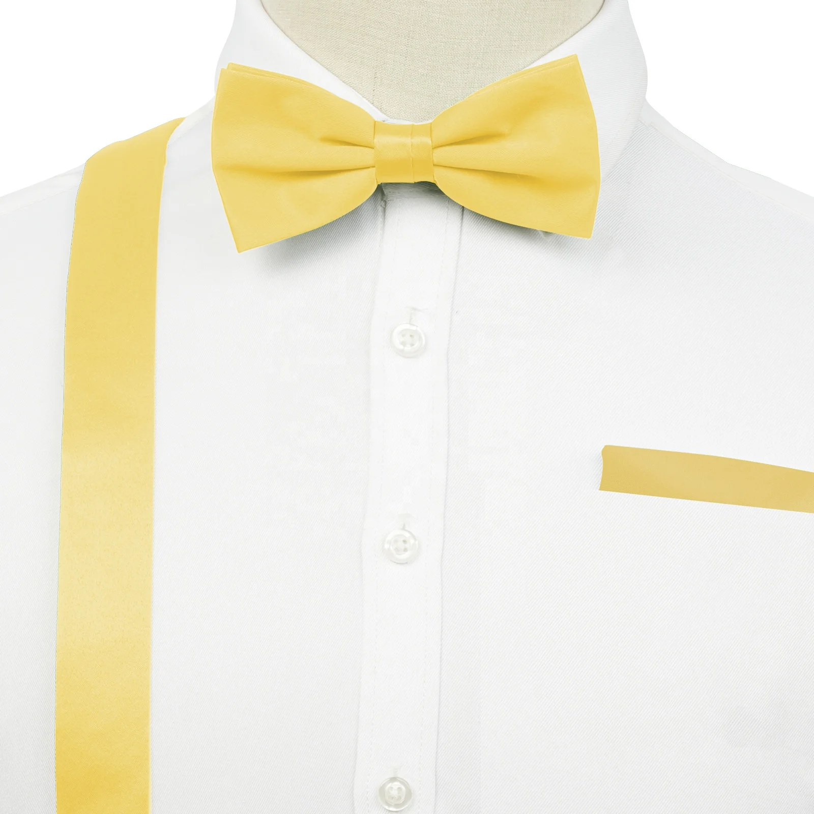 Custom Bowties Solid Color Pattern Bow Tie Adjustable Custom Polyester Bowties