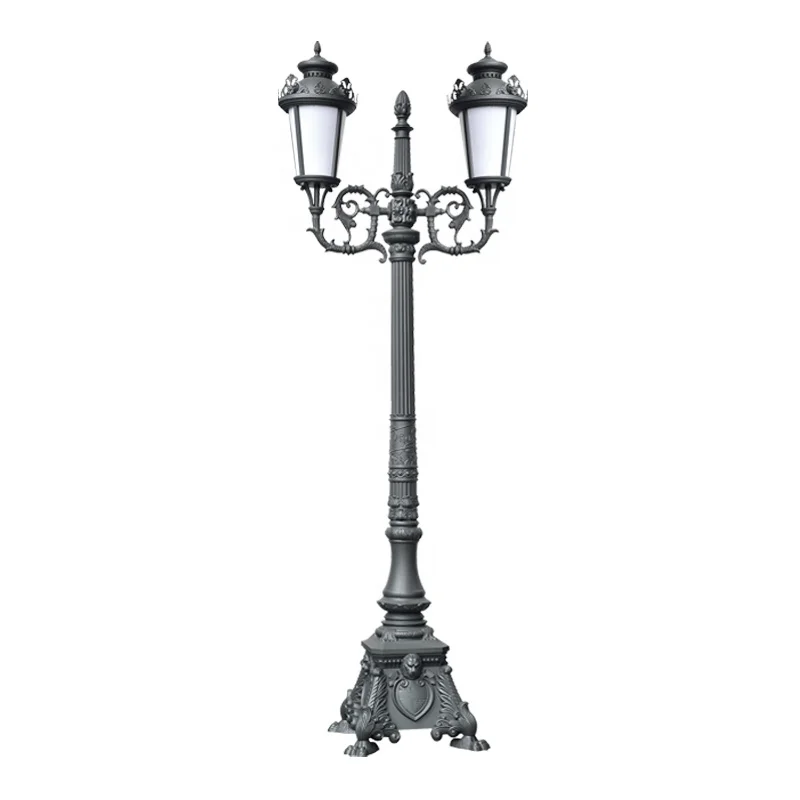 Garden Street Decorative Lamps Lights Cast Iron Lamp Outdoor/Indoor Antique Cast Iron Light Poles for sale