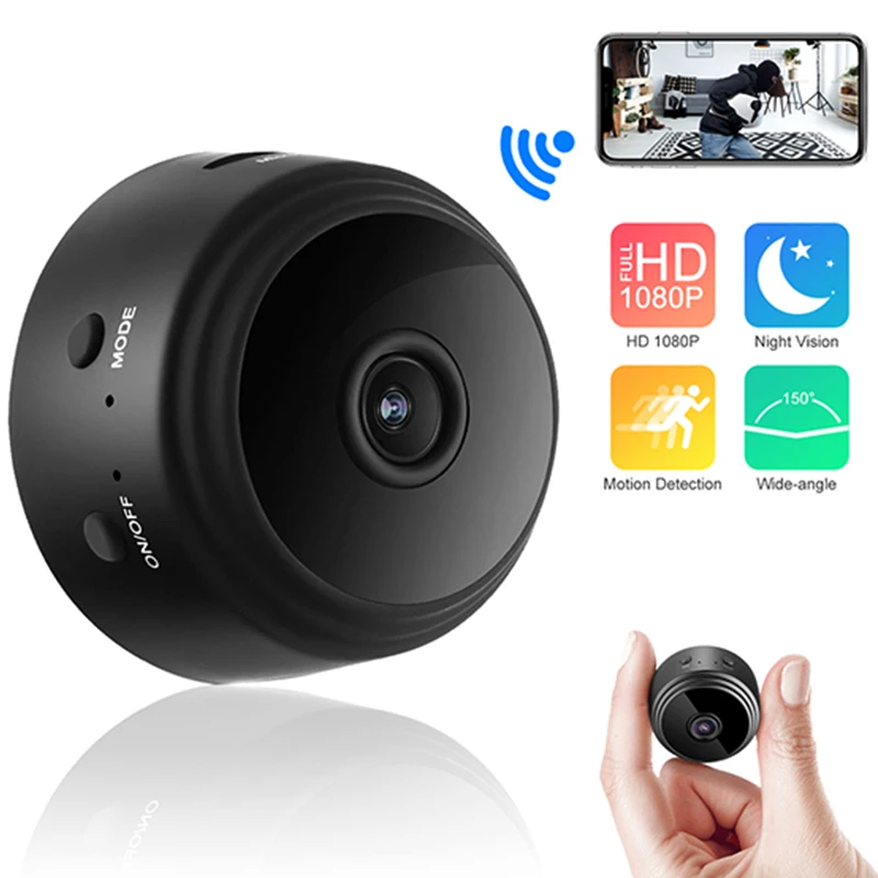 Full HD Mini Security Hidden Camera  Battery Powered A9 Small Camara Camera 1080P Cheap Small Hidden Cameras For Sale