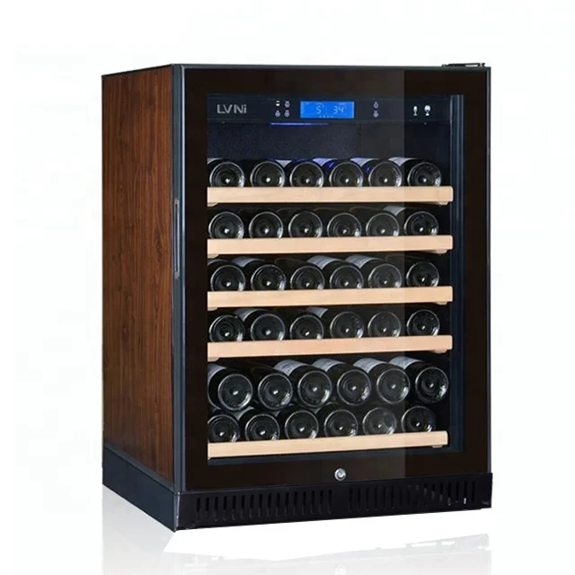 46 бутылок отдельно стоящая дверь из закаленного стекла для размораживания бутылок для льда