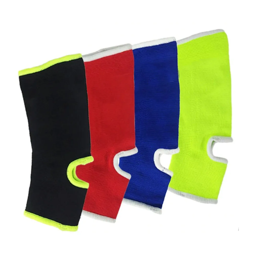 Real Ankle support Brace Leg Injury Gym sleeve Elasticated Bandage Orthopedic Ankle Brace Wrap Muay Thai MMA Compression