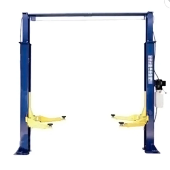 CE certificate 3.8T double column gantry hydraulic garage car lift with Bent bracket arm two post car hoist