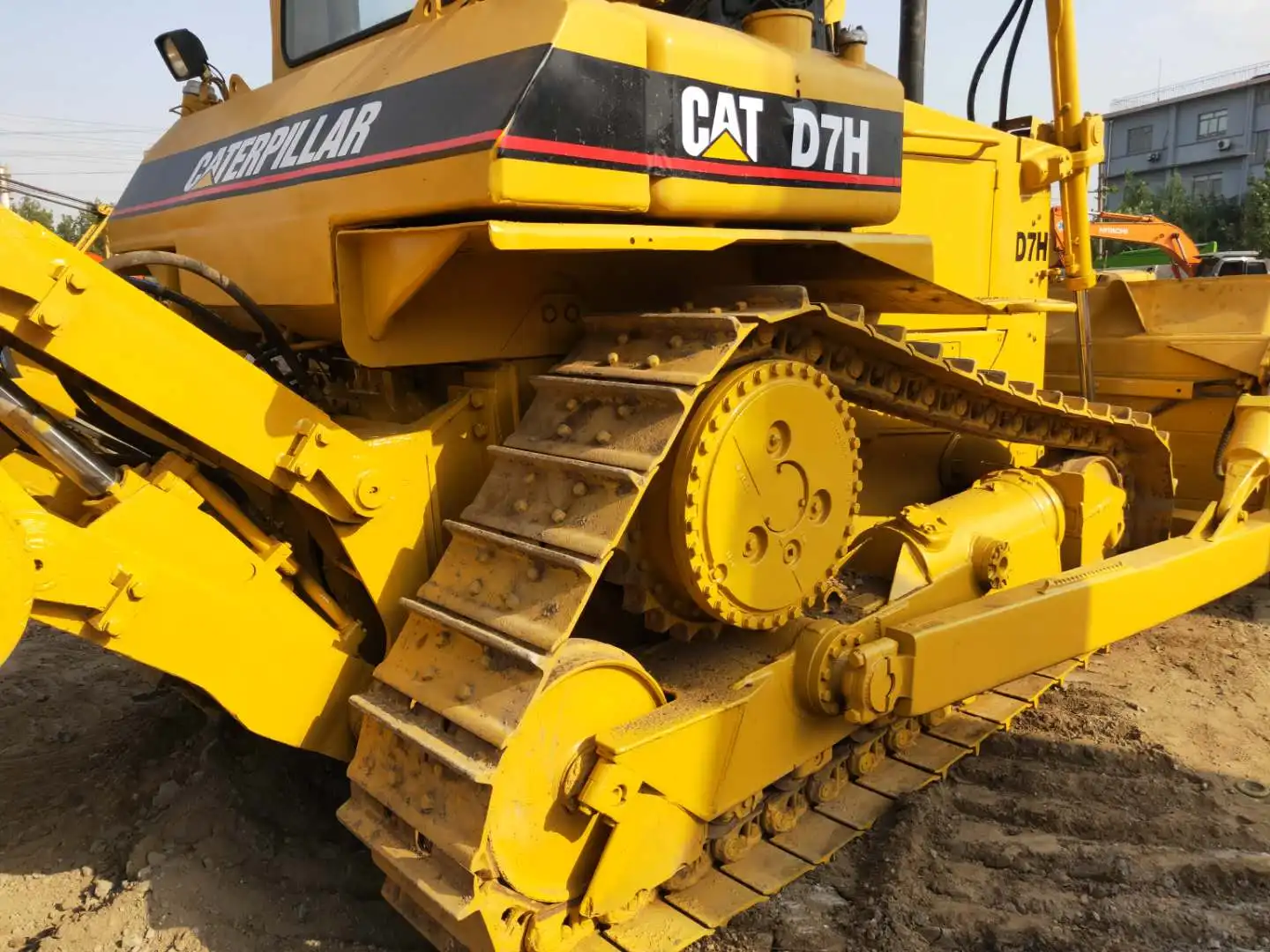 Б/у бульдозеры CAT D7H в наличии строительная машина низкое обслуживание горячая Распродажа хорошее